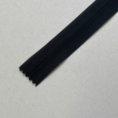 Fermeture Éclair Noire Invisible 25 cm - Aspect discre