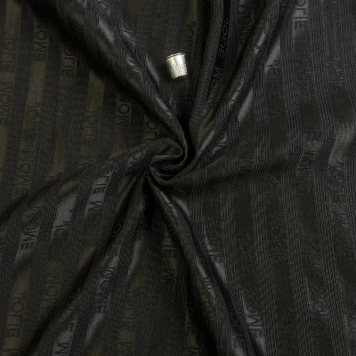 Tissu Toile Noir Imprimé - Qualité Supérieure