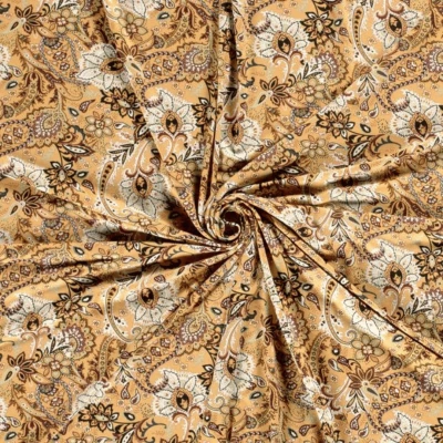 Tissu Jersey Viscose Motif Cachemire - Confort et Style