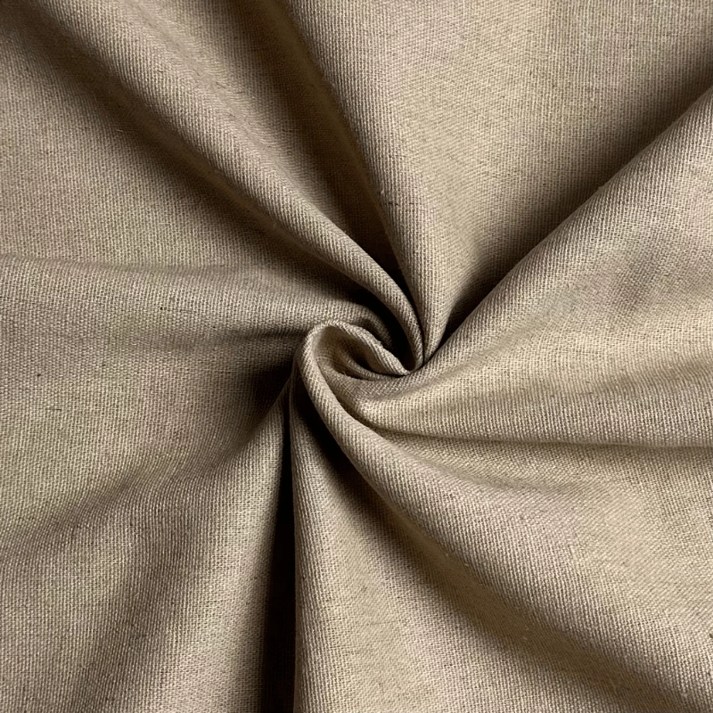 Tissu lin coton uni - Polyvalence et confort