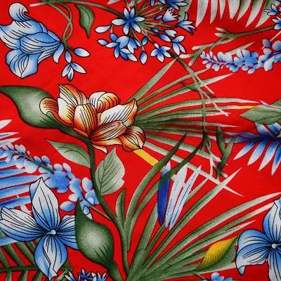 Tissu fibranne viscose imprimé motif floral