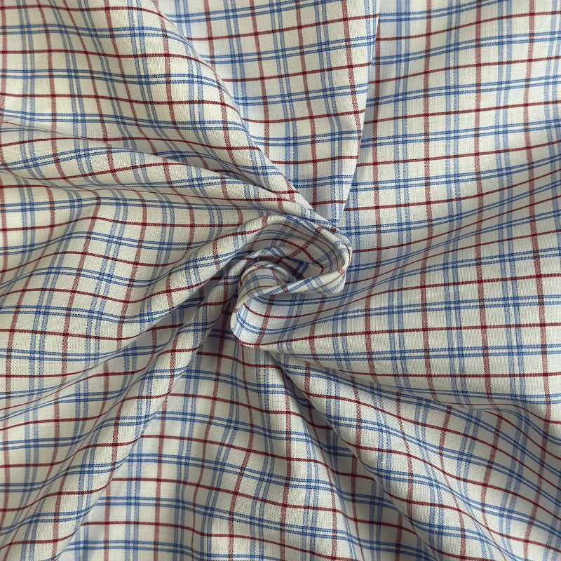 Tissu à carreaux haut de gamme pour chemises