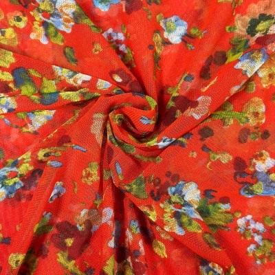 Tissu résille avec motif détaillé - Inspiration florale