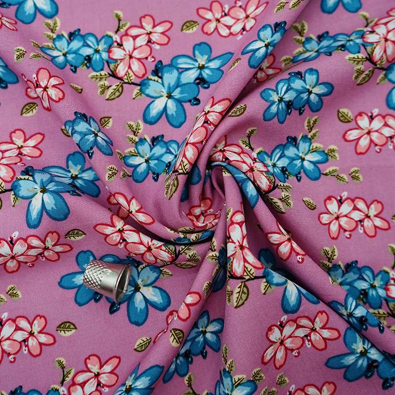 Fibranne Viscose à Fleurs de Cerisier pour couture de qualité