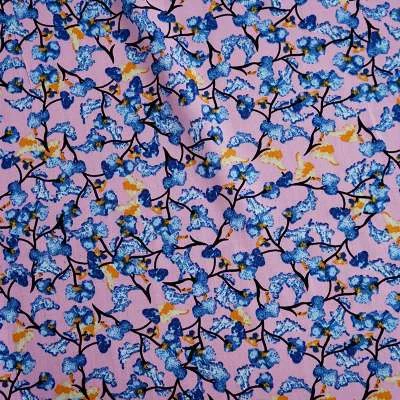 Tissu Viscose Cerisier Japonais pour la Mode Printanière