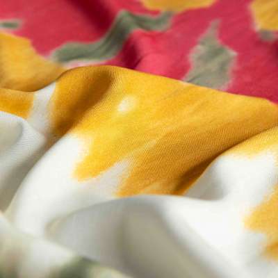 Tissu Fibranne Viscose de qualité supérieure en Tie and Dye