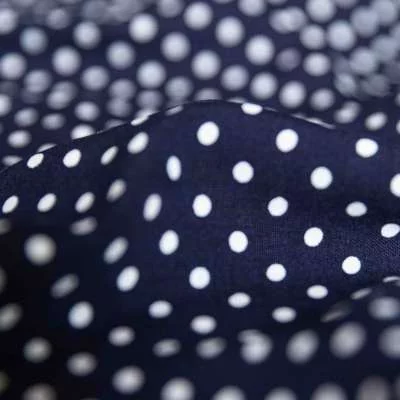 Tissu Fibranne Viscose Bleu Marine : Confort et Style