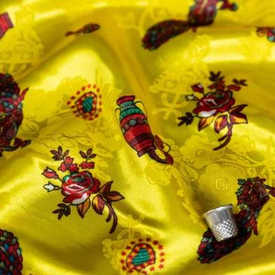 Satin de Haute Qualité pour Robes Kabyles