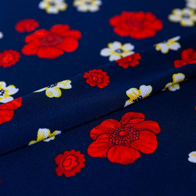 Achetez Maintenant: Twill de Viscose à Fleurs