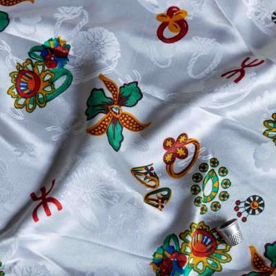 Satin Haut de Gamme pour Robes Kabyles