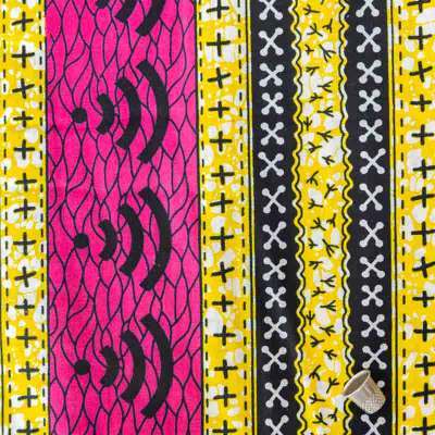 Tissu Wax africain prêt à être transformé en vêtement