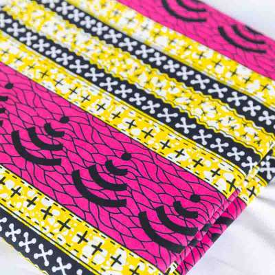 tissu Wax africain pour patchwork artistique