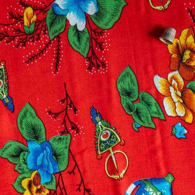 Tissu idéal pour robes kabyles: 100% viscose