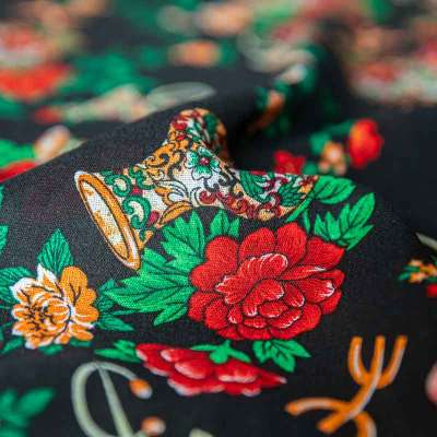 Tissu de viscose fin pour couture de robe kabyle