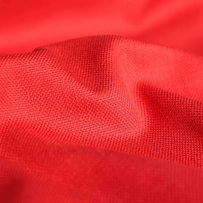 Tissu piqué de coton uni aspect lin pour couture