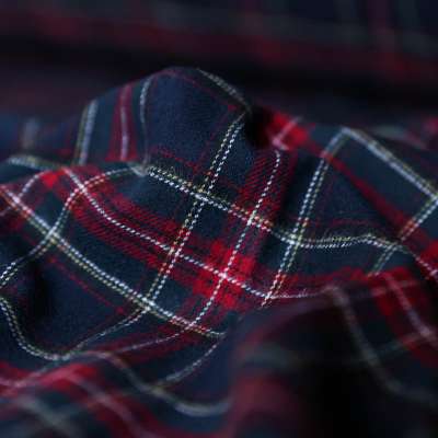 Tissu tartan en laine pour manteaux et vestes