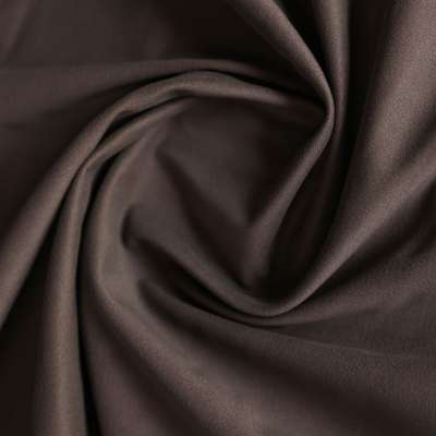 Tissu marron pour jupes et robes en gabardine