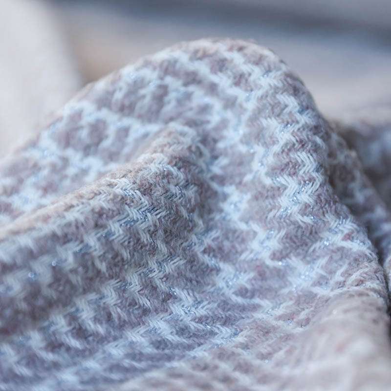 Tissu laine-polyester prêt pour des créations hivernales