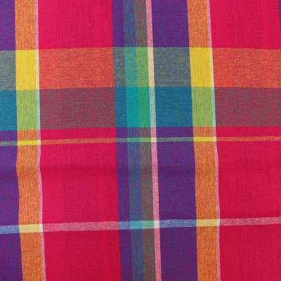 Tissu madras coloré pour un style d'été lumineux et dynamique