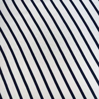 Tissu jersey noir et blanc pour t-shirts et robes