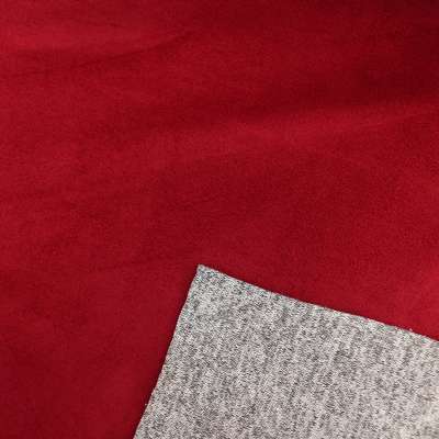 Tissu suédine bordeaux idéal pour vestes et accessoires