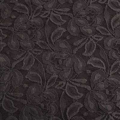 Tissu dentelle gris anthracite, pour des créations raffinées