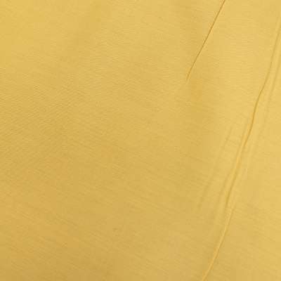 Tissu Popeline PolyCoton Jaune pour des jupes et robes légères