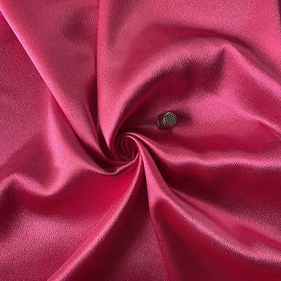 Tissu Crêpe Satin Fuchsia : Idéal pour Créations Féminines Élégantes