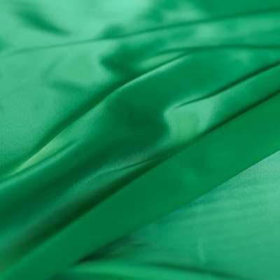 Tissu satin lourd vert au toucher peau de pêche