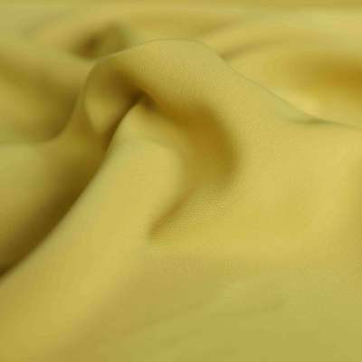 Tissu Microfibre Lourd Infroissable Jaune Moutarde fluide