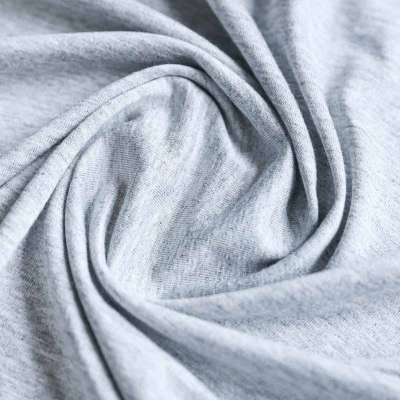 Jersey viscose gris clair léger et tendance