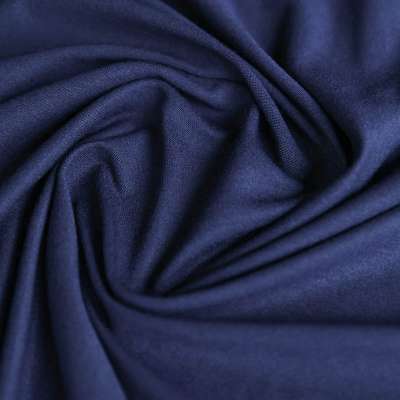 Jersey viscose bleu marine extensible pour couture