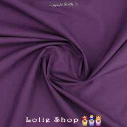 Popeline de Coton Couleur Violet